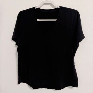 Lululemon Love Tee V-Neck Short Sleeve - Black Size 10/12